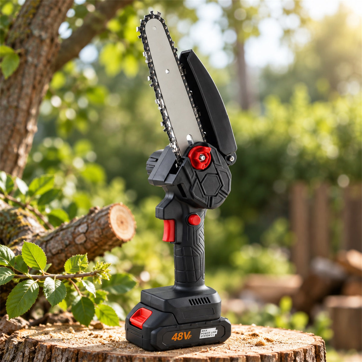 Mini Cordless Electric Chainsaw – Portable & Powerful for Garden Tasks