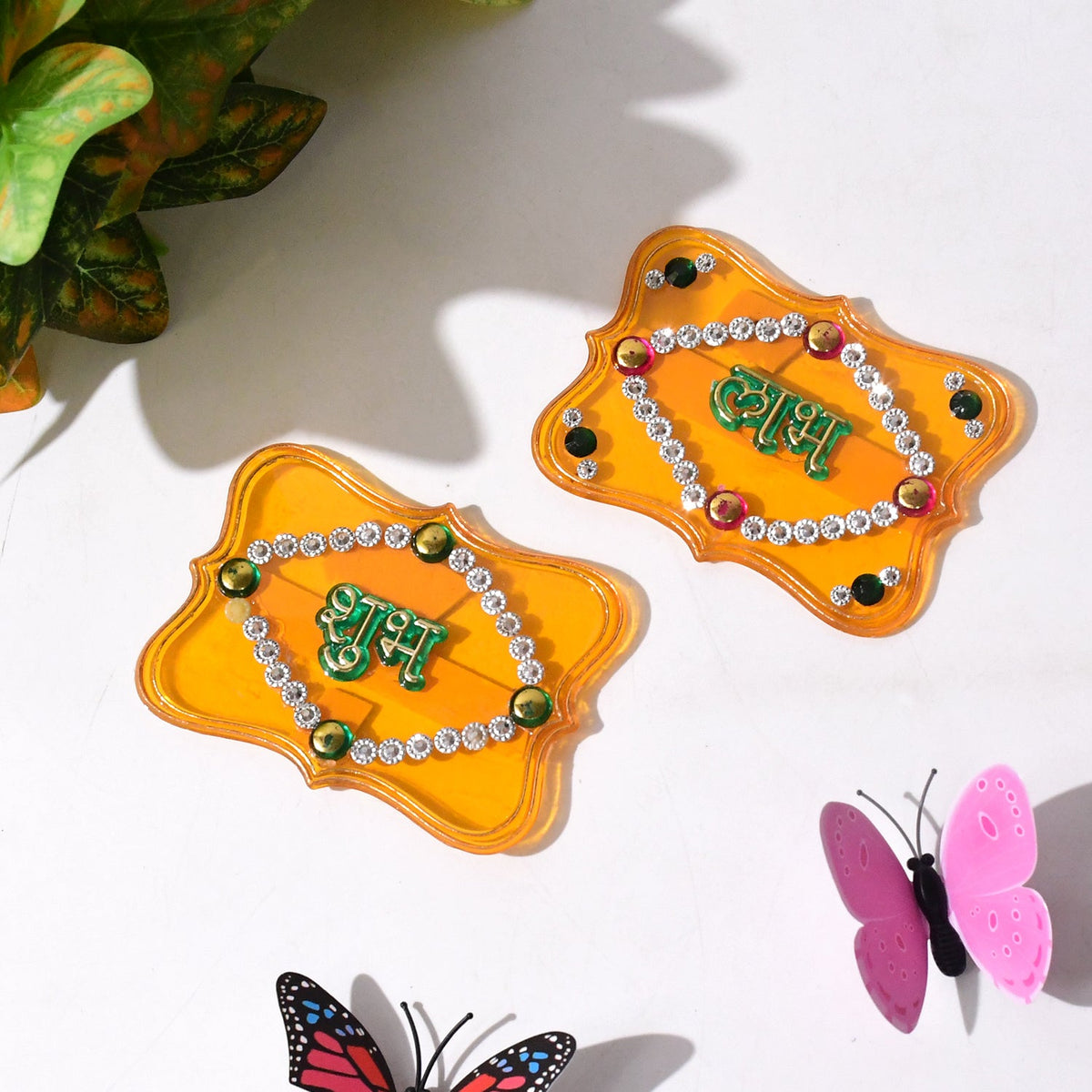 Shubh Labh & Evil Eye Decorative Hanging Set for Home Entrance