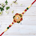 Traditional Rakhi with Floral Beads – Festive Symbol of Love