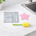 Kitchen Cleaning Set – 3-in-1 Combo with Scrub Pad & Bottle Brush