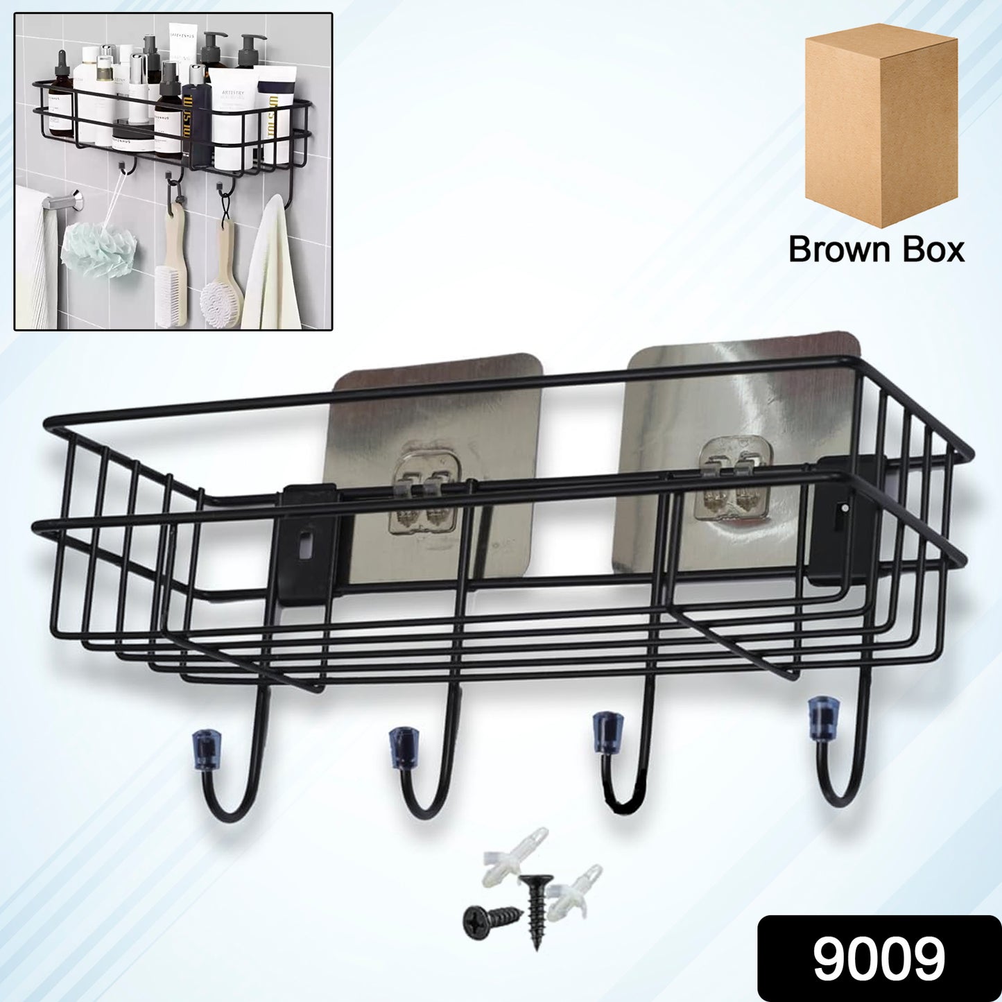 3 in 1 Shower Shelf Rack for storing and holding various household stuffs and items etc.