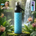 1100 ML Diamond Texture Sports Water Bottle – Leakproof Secure Cap