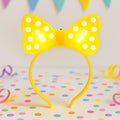 LED Glowing Bow Hairband – Fun Light-Up Accessory for Kids