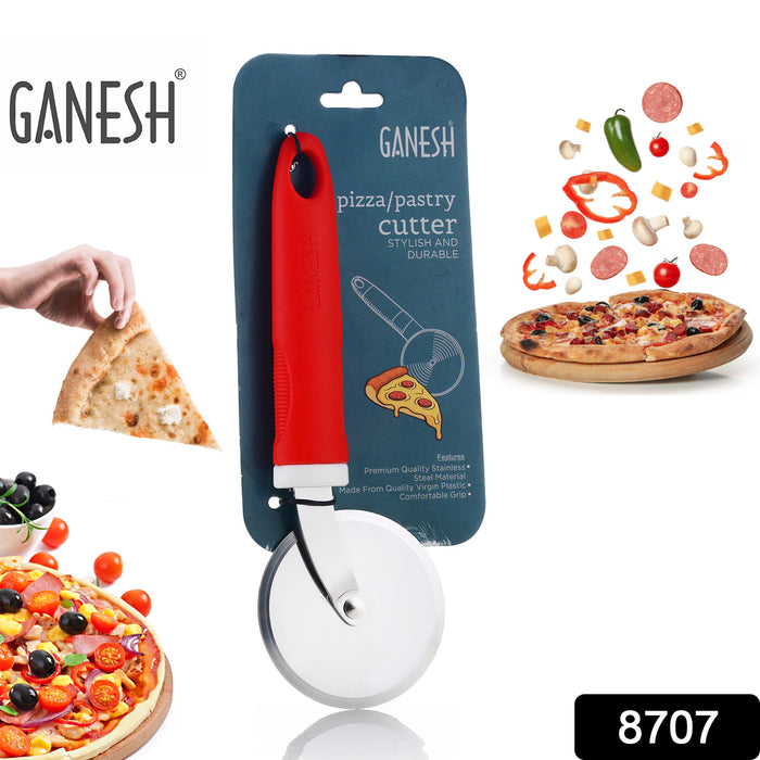 8707 Ganesh GANESH PIZZA  /  PASTRY CUTTER Wheel Pizza Cutter  (Stainless Steel)