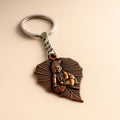 Bal Krishna Antique Bronze Keychain – Spiritual & Durable