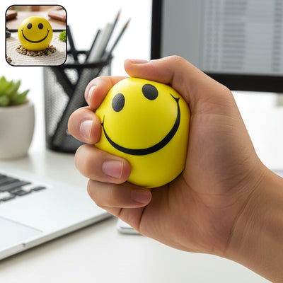 Soft Foam Smiley Toy Ball – Stress Relief for Kids & Adults