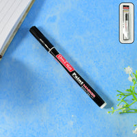 Office Mate Paint Marker – Black Colour Extra Fine Plastic Nib