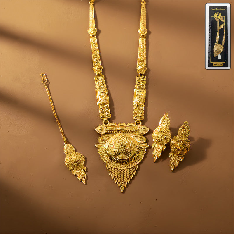 Majestic Regal Panel Necklace Set – Trending Traditional Bridal Jewellery