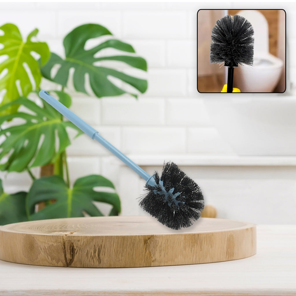 1338 PLASTIC ROUND TOILET CLEANER BRUSH PLASTIC BATHROOM CLEANER - ROU -  Deodap