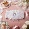 Baby Headband – Soft Elastic Floral Hair Accessory for Girls