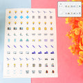 Smart Switch Icon Stickers – Pack of 10 Sheets with Appliance Icons