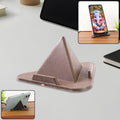 Pyramid Brown Mobile Stand – Adjustable 3-Angle Phone Holder