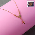 Butterfly Pendant Necklace – Elegant Gold-Plated Design for Women