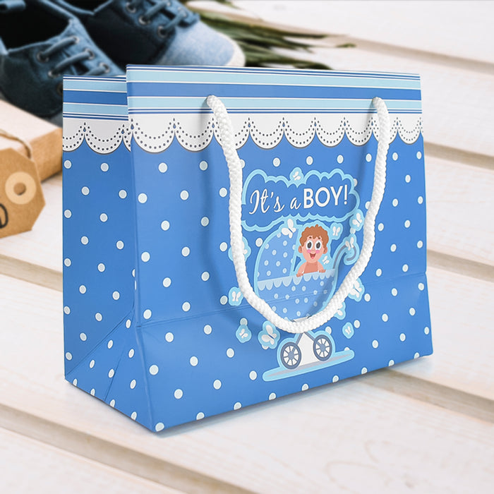 It's a Boy Celebration Paper Bag (7x6x3.5 Inch)