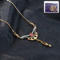 Multicolor Stone Designer Necklace – Elegant Women's Jewelry