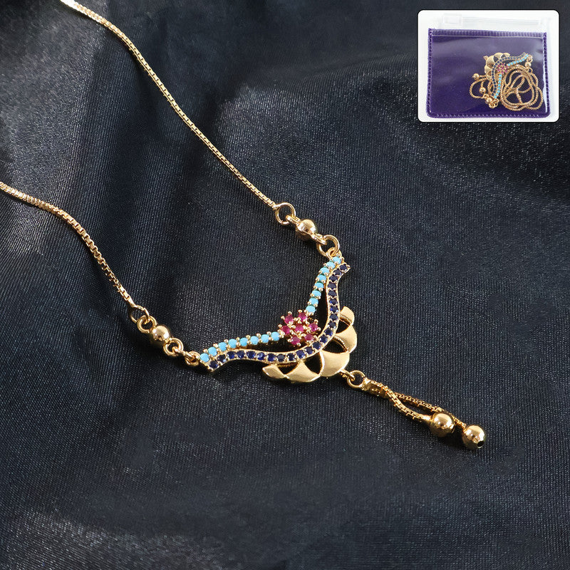 Stylish Multicolor Stone Designer Necklace for Women