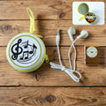 Portable Wired Earphones with Mini Music Player – Travel-Friendly Audio Set