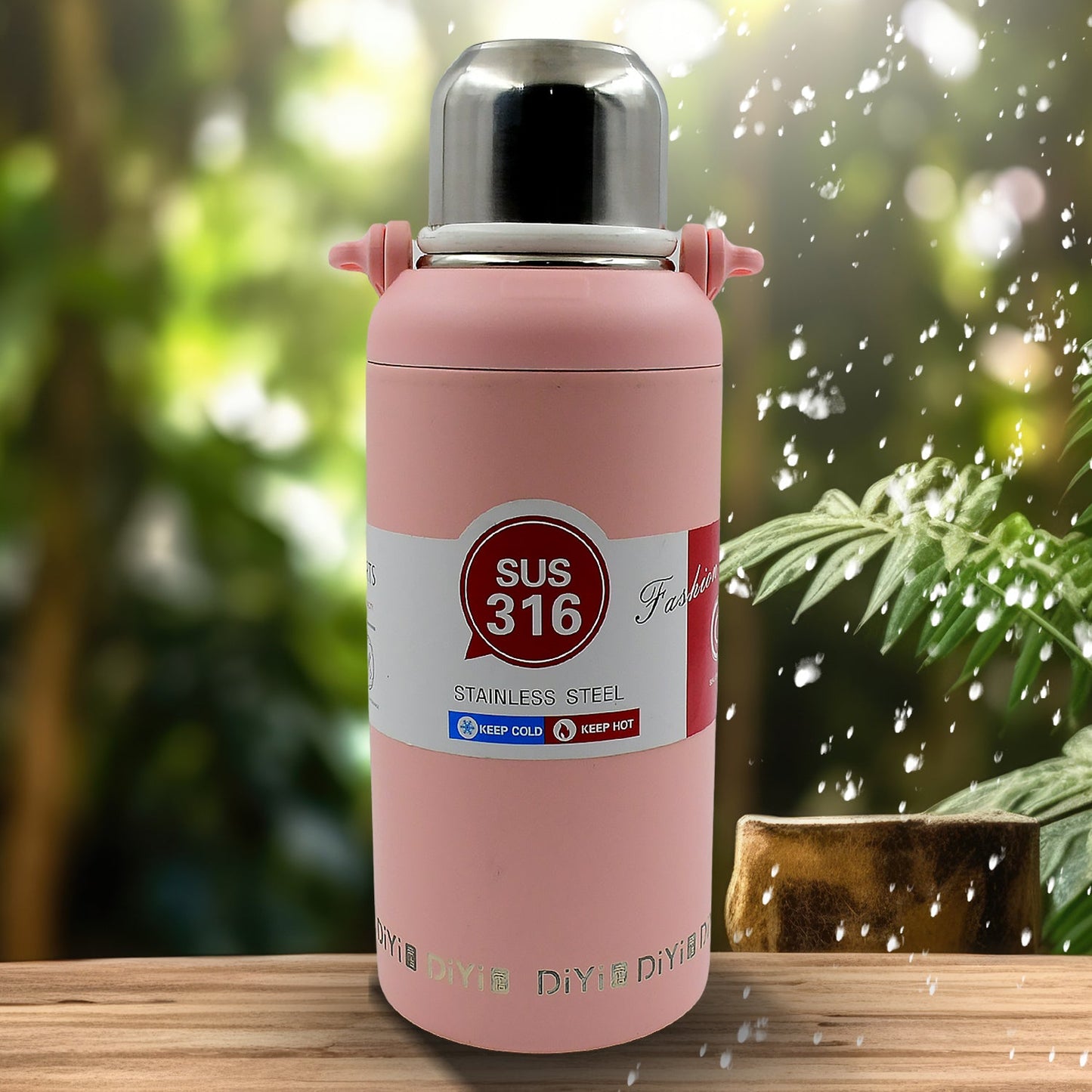 Customize Stainless Steel tumblers 316 Stainless Steel, Vacuum Insulated Cup / Bottle, Portable Travel Kettle / Water Bottle with Handle, Outdoor Large Capacity Sports Kettle Cups / Bottle (1300 ML)