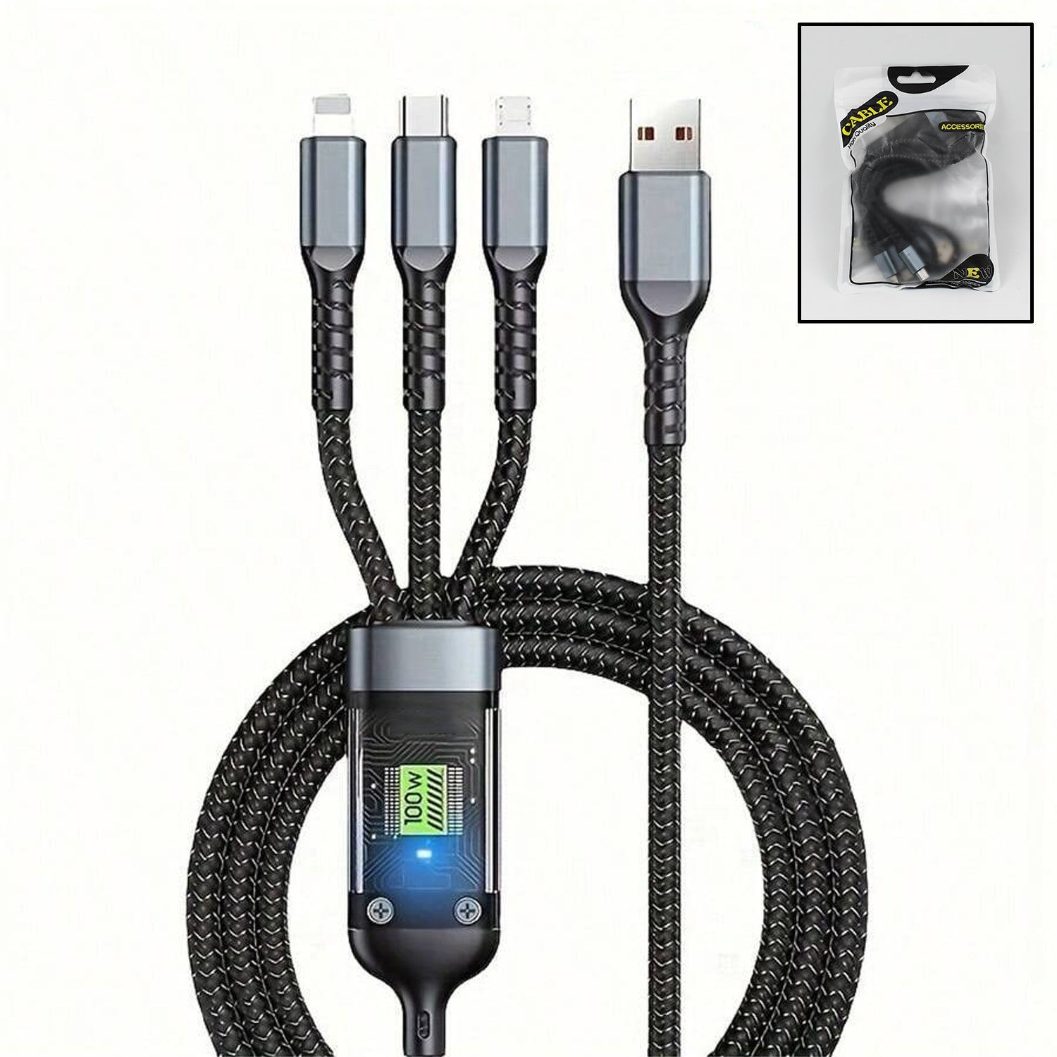 multi type pot charging cable