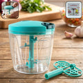 Manual Food Chopper – 6 Blade 900ml | Quickslice