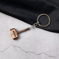 Metal Hammer Keychain – Durable Zinc Alloy Mini Keyring
