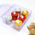 LED Diya Candles – Flameless Tea Light Set (6 Pcs) | Indo Glow