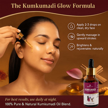 Eyelet Kumkumadi Face Oil – Ayurvedic Brightening & Spotless Radiance Elixir with Saffron & Herbs (30ml)