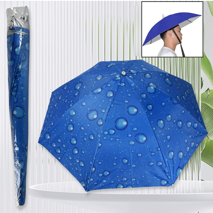 Umbrella Hat with Elastic Band, Fishing Umbrella Hat for Adults Kids Women Men, Umbrella Hat for Outdoor Activities