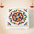 Meenakari Wooden Chowki – Handmade Puja Bajot Set for Home | VoltDesk