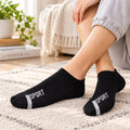 Sport Print Ankle Socks, Soft Stretchable Low Cut Gym and Running Socks (1 Pair)