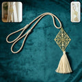 Curtain Tieback Tassel – Elegant Braided Rope Holder