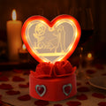 Love Couple Showpiece – Romantic Heart-Shaped Home Decor Gift
