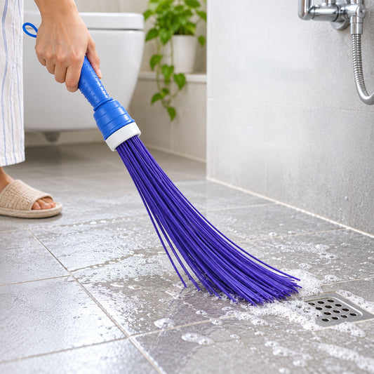 Wet & Dry Floor Broom – Durable Plastic for Versatile Cleaning | Velvet Wipe