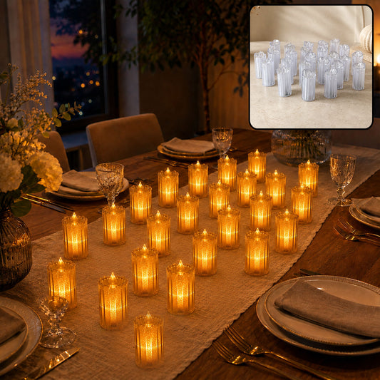 Flameless LED Candles – Decorative Tea Lights