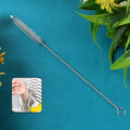 Straw Cleaning Brush – 20cm Stainless Steel for Hygienic Straws