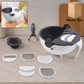 Vegetable Chopper 9-in-1 – Multifunctional Slicer with Drain Basket
