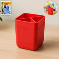 Officemate Pen Stand – Tri-Section Desk Organizer Stationery, Pens, Office Supplies