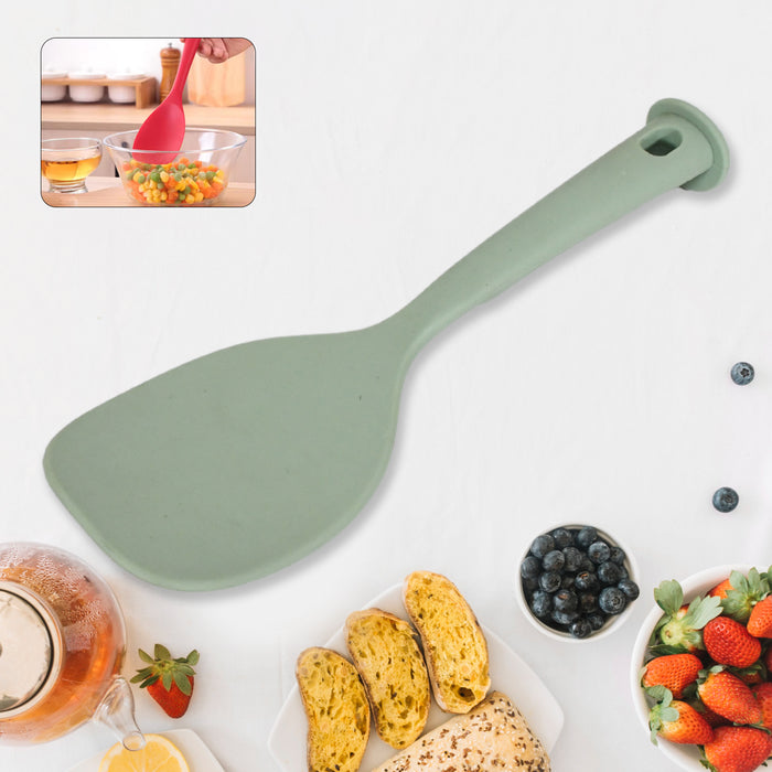 8538 Silicon Serving Spoon Non-stick Household Kitchen Utensils High Temperature Resistant Kitchen Tool (1 Pc)
