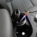 Portable Car Ashtray with Lid and Blue LED Light – Smokeless & Odour-Free