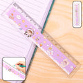 Kids Plastic Ruler – Durable Cartoon Design with Clear Markings