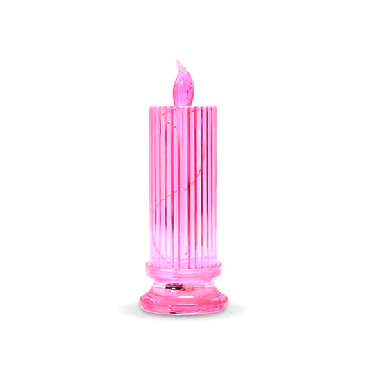 Big Simple Candles for Home Decoration, Crystal Candle Lights (Multicolor)