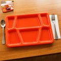 Multi-Compartment Plastic Meal Serving Tray – Mess-Free Portion Control