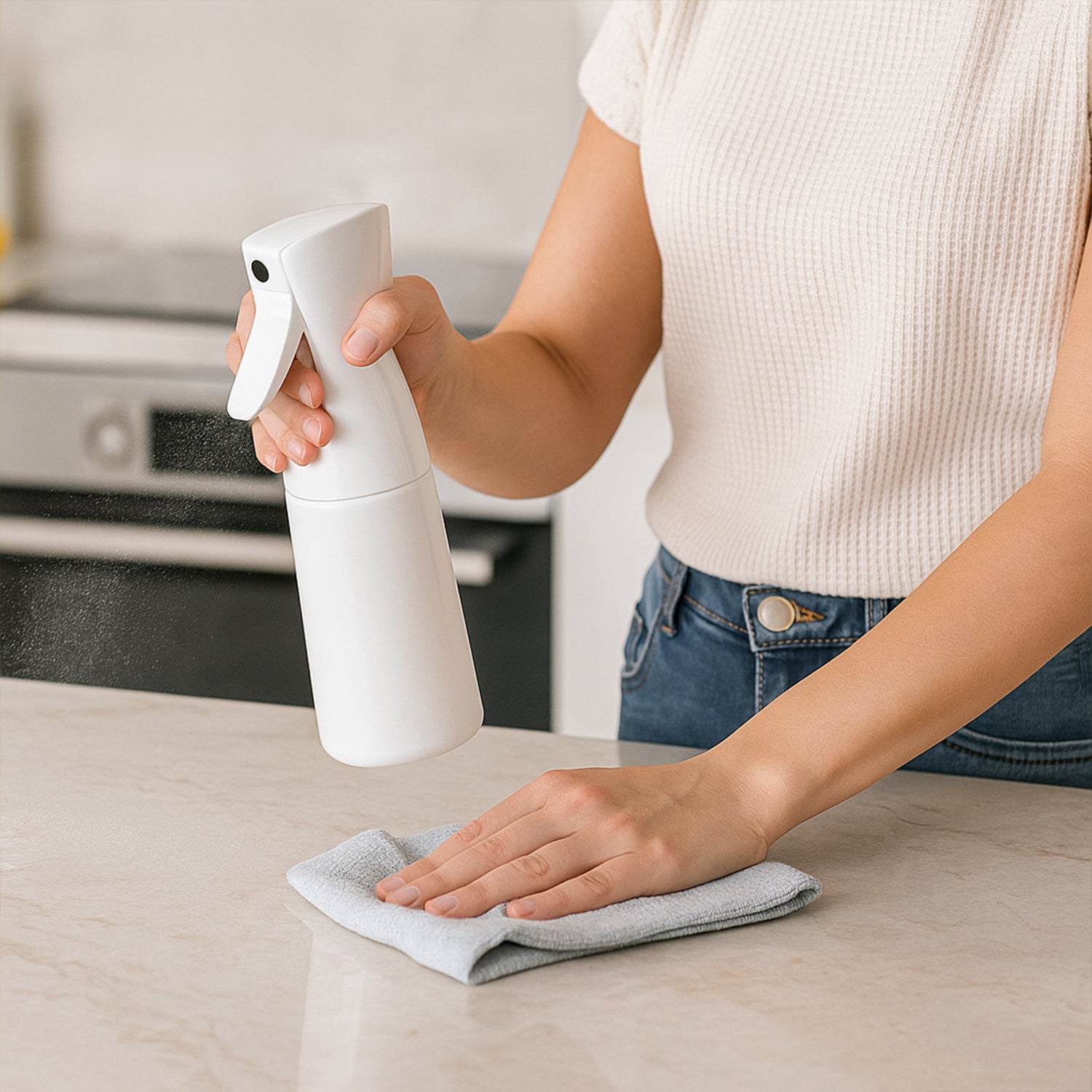 Multipurpose Plastic Mist Spray Bottle (250 ML / Mix Color / 1 Pc)