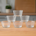 Plastic Dessert Bowl Set – 6 Transparent Reusable Bowls