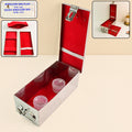 Jewellery Storage Box – Stainless Steel with Velvet & Lock