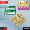 Wooden Clothespins – Heavy-Duty Laundry & Craft Clips | BathNova