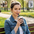 Swirl Design Drinking Tumbler Cup – Stylish & Reusable for Cold Beverages