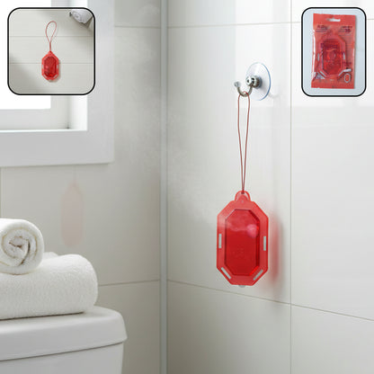 Hanging Apple Berry gel air freshener in packaging