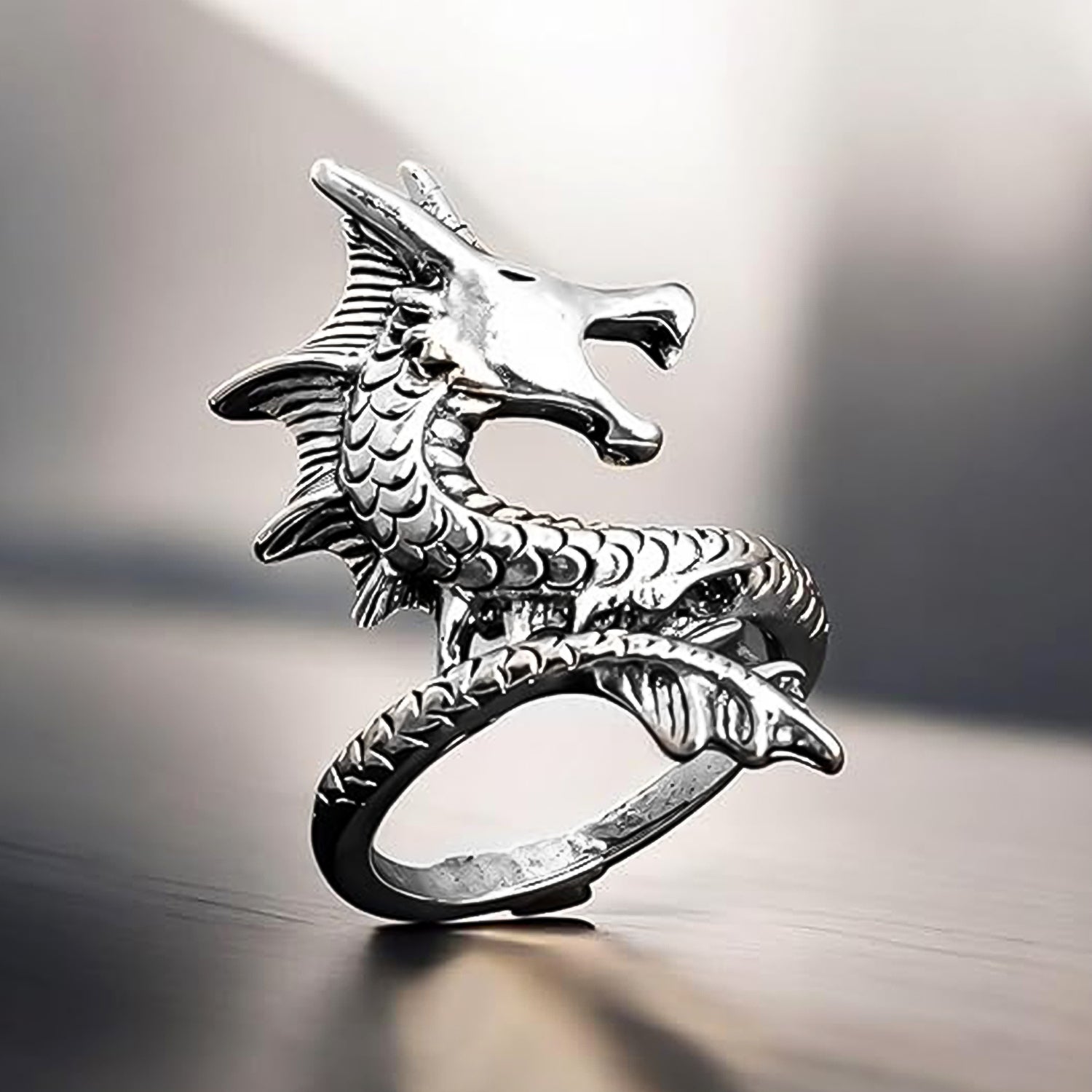 Dragon Faced Rings