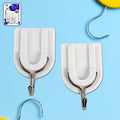 Adhesive Wall Hooks – Stainless Steel & Multipurpose | GlimmerHome